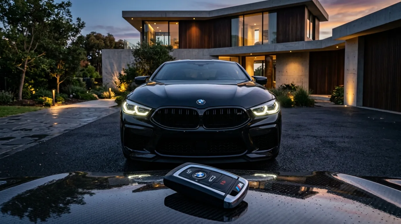 Chave presencial BMW de alta tecnologia